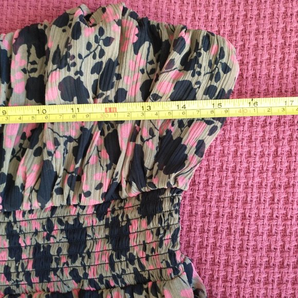 Urban Outfitters Kimchi Blue Floral Print Strapless Mini Dress - Picture 5 of 14